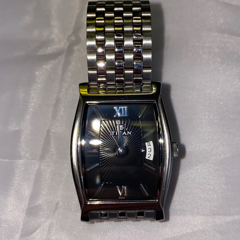 Titan stainless steel watch